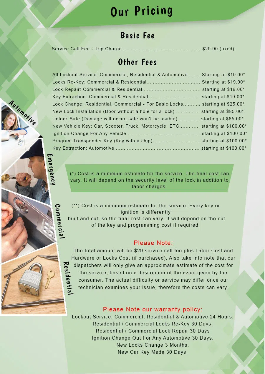 Meriden Locksmith Store Meriden, CT 203-212-5746 - Pricelist-2